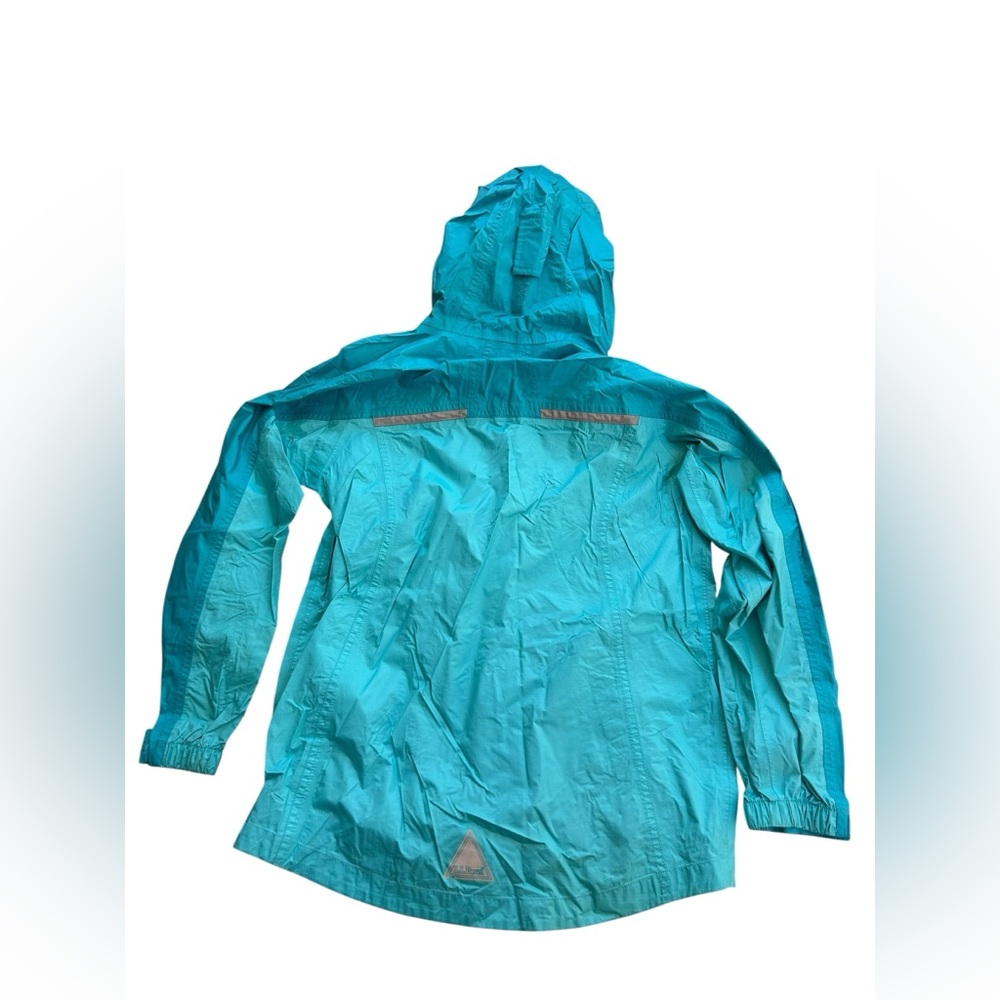 L.L. Bean blue Windbreaker/light jacket girls size 14/16 - Picture 7 of 7